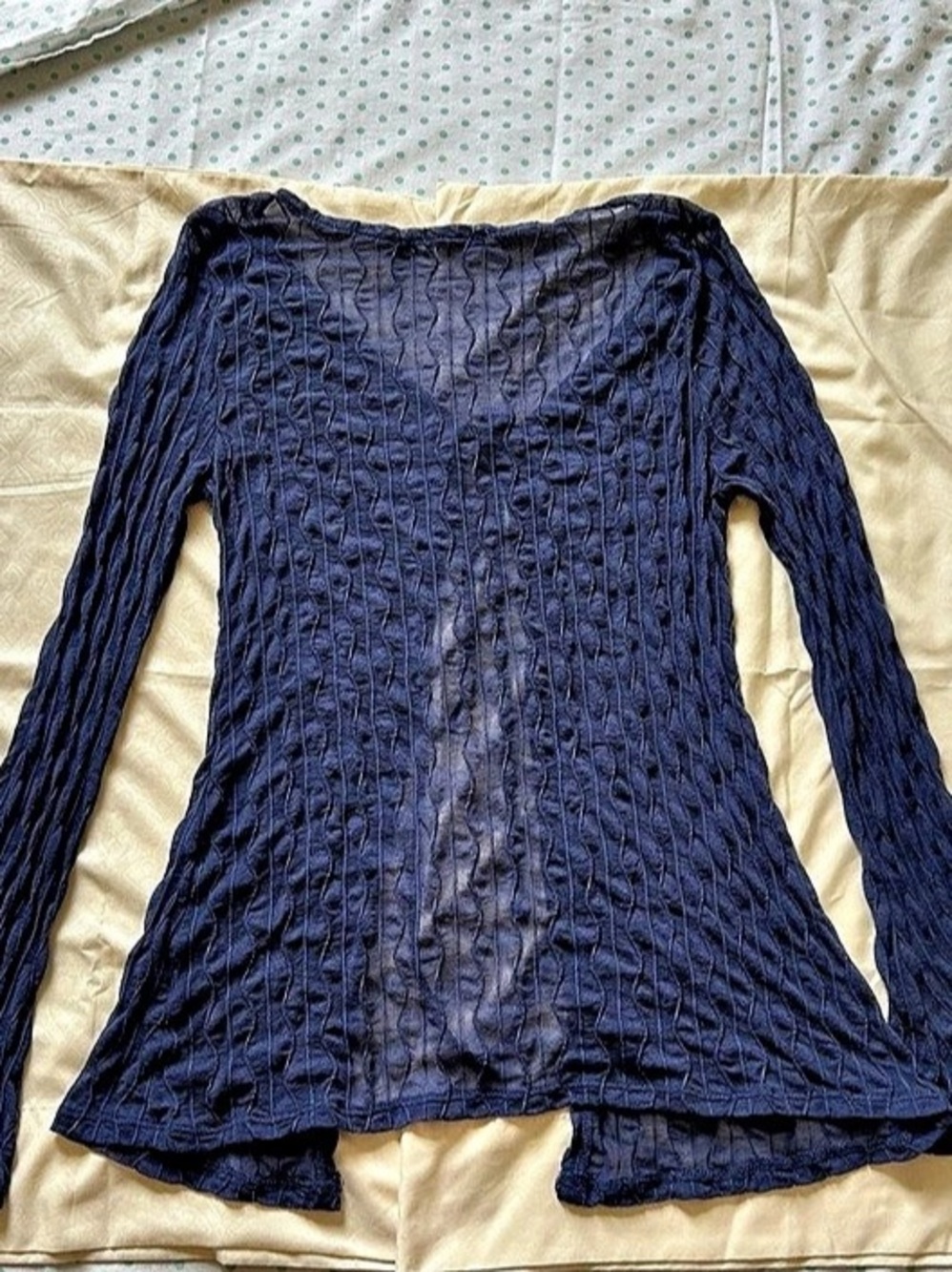 Textured Blue cover up